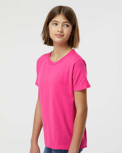 Tultex Youth Fine Jersey T-Shirt 235 #colormdl_Fuchsia