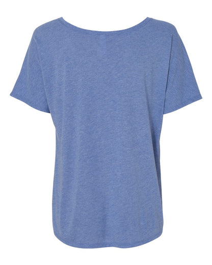 BELLA + CANVAS Women’s Slouchy Tee 8816 #color_Blue Triblend