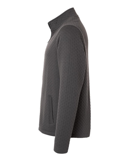 Devon & Jones Men's Berkley Textured Full-Zip Jacket DG740 #color_Graphite