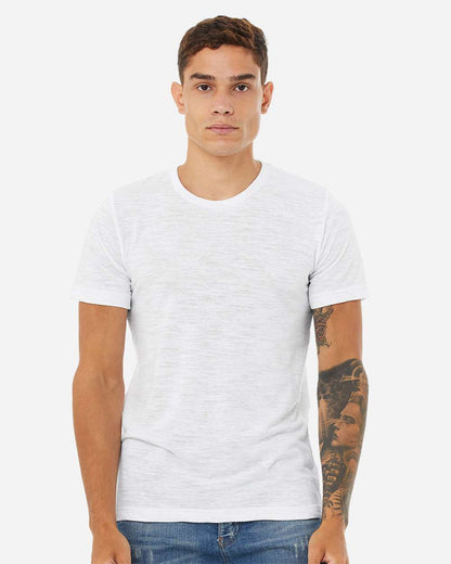 BELLA + CANVAS Unisex Texture Tee 3650 #colormdl_White Slub