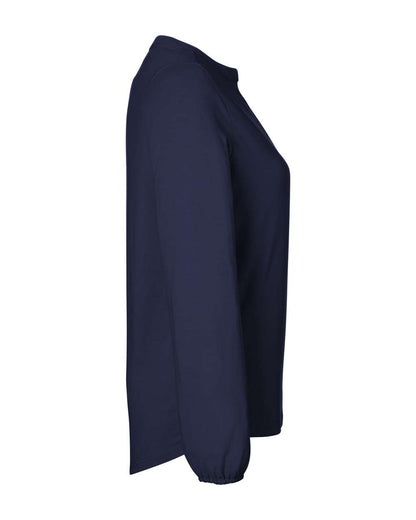 Devon & Jones Women's Raleigh Half-Placket Knit Top DP122W #color_Navy