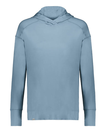 Holloway Women's Eco Revive™ Ventura Soft Knit Hooded Sweatshirt 222798 #color_Storm