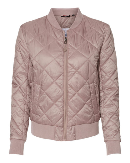 Weatherproof Women's HeatLast™ Quilted Packable Bomber W21752 #color_Blush