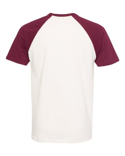 Next Level Cotton Raglan T-Shirt 3650 #color_Maroon/ Natural