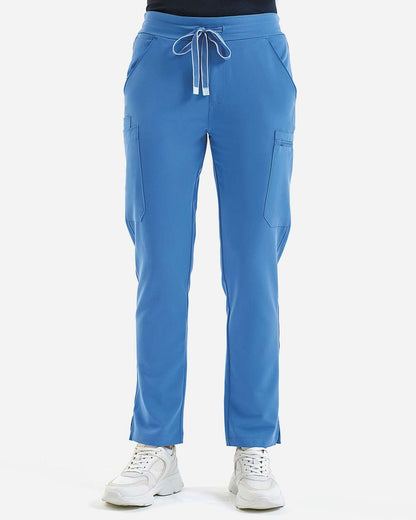 Onna Women's Relentless Stretch Cargo Scrub Pants NN600 #colormdl_Ceil Blue