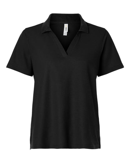 CORE365 Women's Resolve CVC Performance Pique Polo CE106W #color_Black