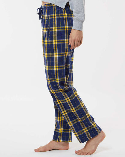 Boxercraft Women's Haley Flannel Pants BW6620 #colormdl_Navy/ Gold