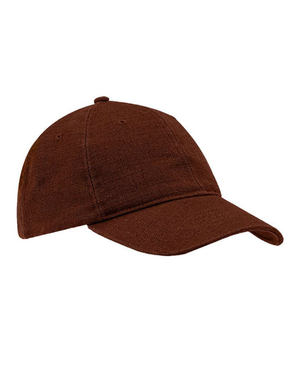 econscious Washed Hemp Unstructured Baseball Cap EC7091 #color_Sienna