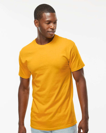 M&O Men's Gold Soft Touch T-Shirt 4800 #colormdl_Gold