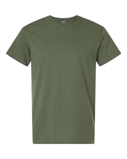 Gildan Unisex Light Cotton T-Shirt 3000 #color_Military Green