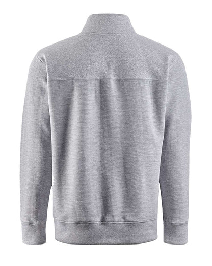 J. America Men's Ripple Fleece Snap Sweatshirt 8708 #color_Oxford