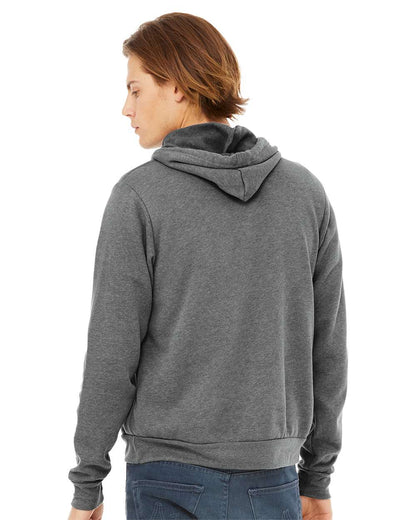 BELLA + CANVAS Sponge Fleece Hoodie 3719 #colormdl_Deep Heather