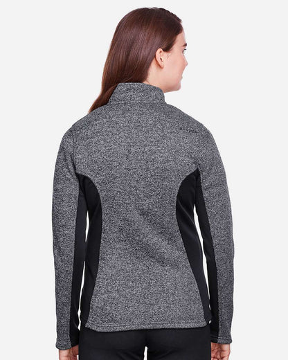Spyder Women's Constant Full-Zip Sweater Fleece Jacket 187335 #colormdl_Black Heather/ Black