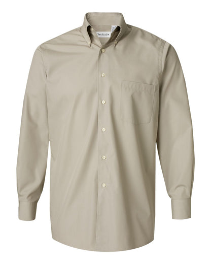 Van Heusen Men's Silky Poplin Shirt 13V0113 #color_Chino