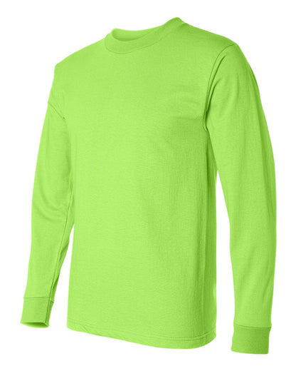 Bayside Union-Made Long Sleeve T-Shirt 2955 #color_Lime Green