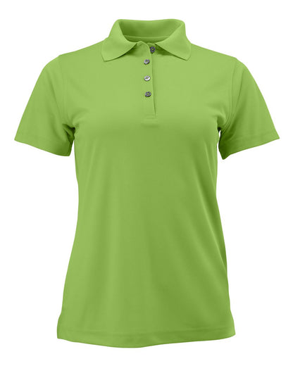 Paragon Women's Saratoga Performance Mini Mesh Polo 104 #color_Neon Lime