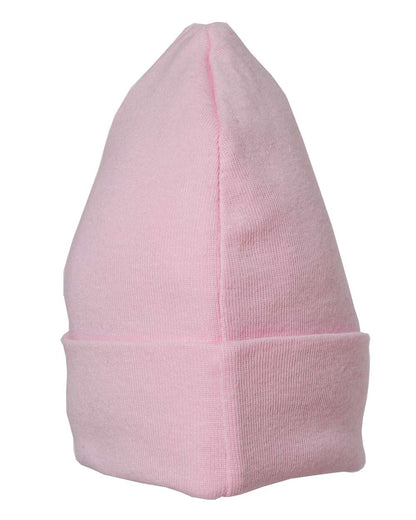Rabbit Skins Infant Baby Rib Beanie 4451 #color_Pink