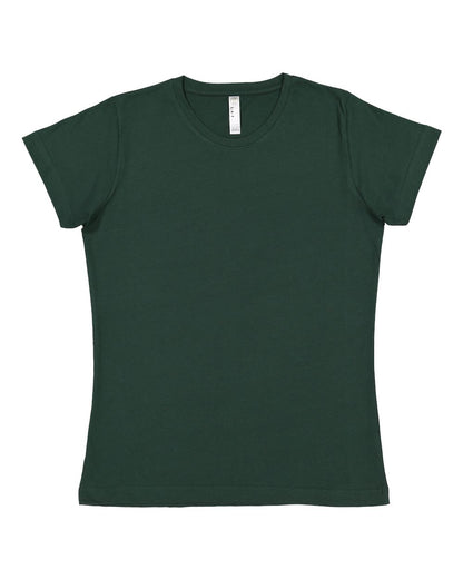 LAT Women's Fine Jersey Tee 3516 #color_Forest