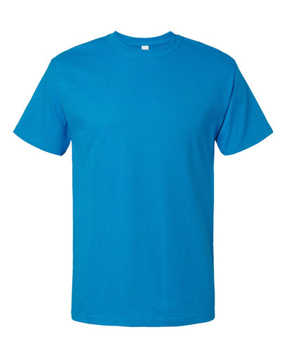 M&O Men's Gold Soft Touch T-Shirt 4800 #color_Turquoise