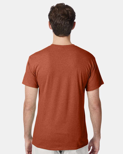 Hanes Perfect-T Triblend T-Shirt 42TB #colormdl_Texas Orange Heather