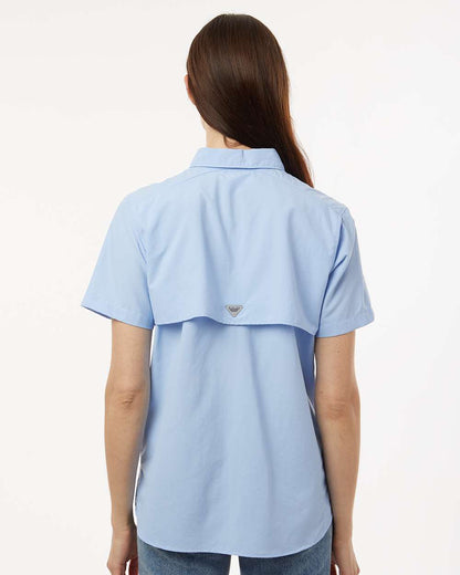 Columbia Women's PFG Bahama™ Short Sleeve Shirt 212473 #colormdl_Sail