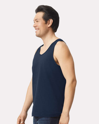 Gildan Unisex Ultra Cotton® Tank Top 2200 #colormdl_Navy