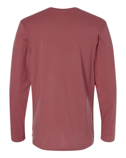 LAT Men's Fine Jersey Long Sleeve Tee 6918 #color_Rouge