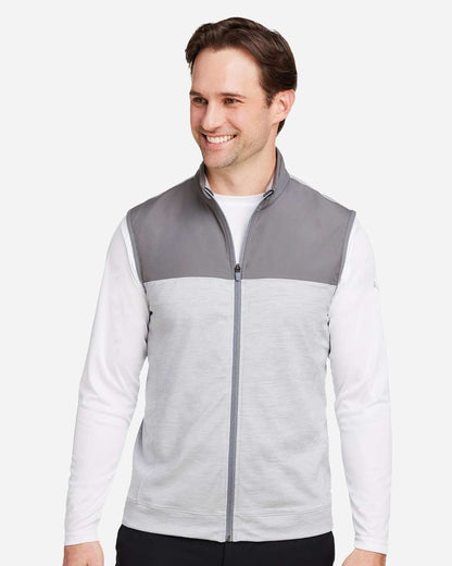 Puma Golf Men's Cloudspun Colorblock Vest 537465 #colormdl_Quiet Shade/ High Rise Heather
