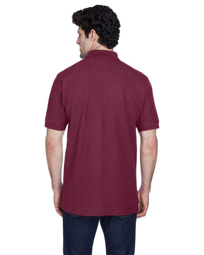 Devon & Jones Men's Pima Piqué Polo D100 #colormdl_Burgundy