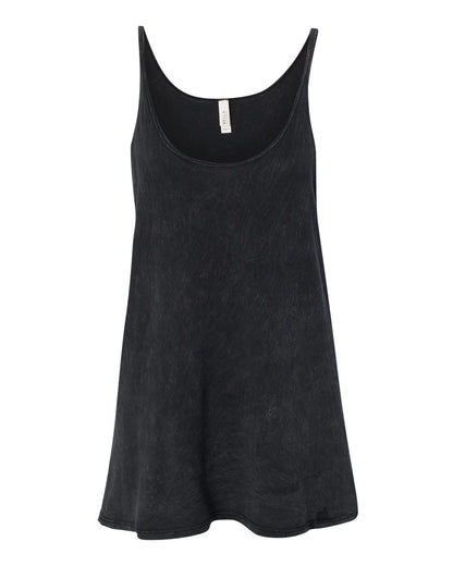 BELLA + CANVAS Women's Slouchy Tank 8838 #color_Black Mineral Wash