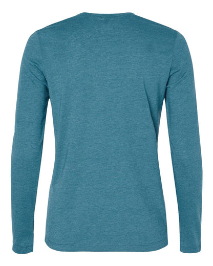 BELLA + CANVAS Women’s Jersey Long Sleeve Tee 6500 #color_Heather Slate