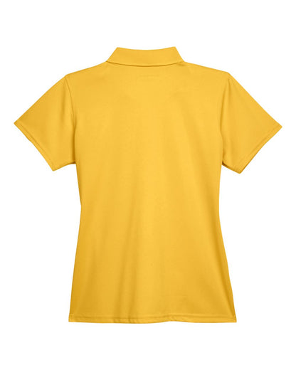 Harriton Women's Polyester Jersey Polo M315W #color_Gold