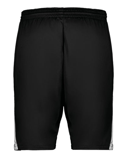 Augusta Sportswear Youth Alley-Oop Reversible Shorts 1169 #color_Black/ White
