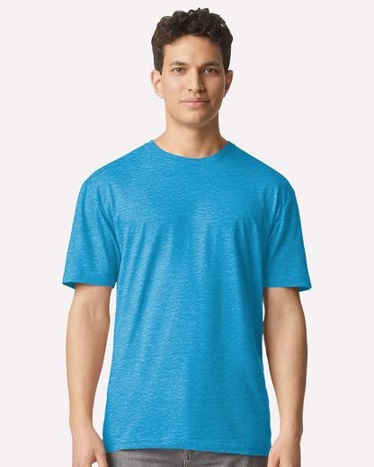 Gildan Unisex Light Cotton T-Shirt 3000 #colormdl_Heather Sapphire