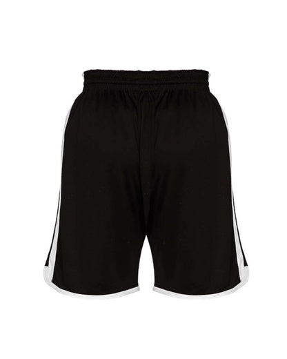 Alleson Athletic Youth Crossover Reversible Shorts 590PSPY #color_Black/ White