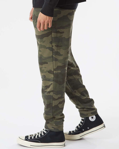 Independent Trading Co. Midweight Fleece Pants IND20PNT #colormdl_Forest Camo