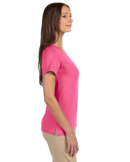 Devon & Jones Women's Perfect Fit™ Shell T-Shirt DP182W #colormdl_Charity Pink