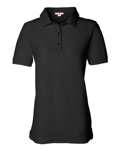 Sierra Pacific Women's Silky Smooth Piqué Polo 5500 #color_Black