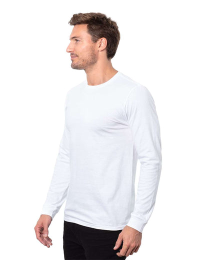 Threadfast Apparel Unisex Epic CVC Long Sleeve T-Shirt T3001 #colormdl_Solid White