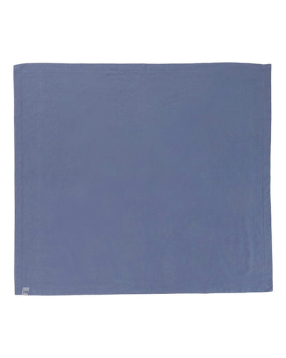 Comfort Colors Garment-Dyed Fleece Dorm Blanket 15BT #color_Blue Jean