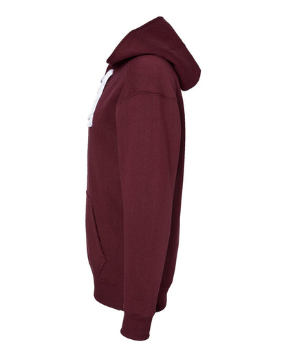 J. America Men's Sport Lace Hooded Sweatshirt 8830 #color_Maroon