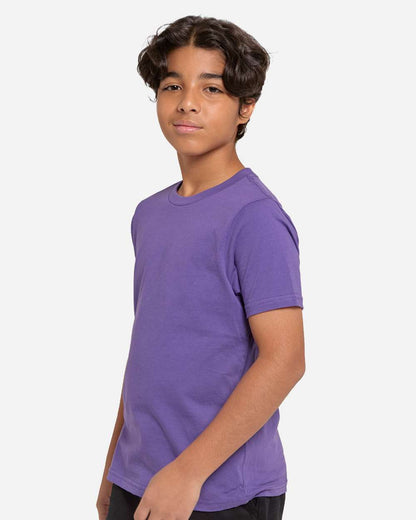 Threadfast Apparel Youth Epic Cotton T-Shirt T1000B #colormdl_Purple