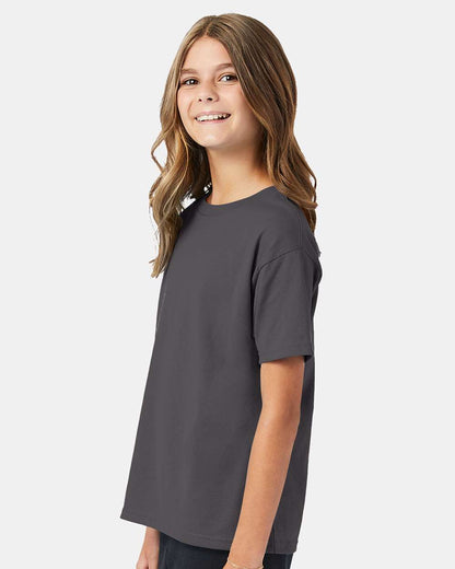 Hanes Ecosmart™ Youth T-Shirt 5370 #colormdl_Smoke Grey