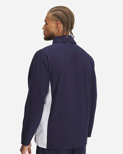 Under Armour Men's Rival Stretch Jacket 1390159 #colormdl_Midnight Navy/ White