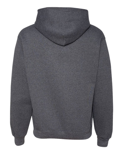 JERZEES Unisex Super Sweats NuBlend® Hooded Sweatshirt 4997MR #color_Black Heather
