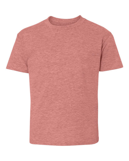 Hanes Youth Perfect-T T-Shirt 498Y #color_Mauve Heather