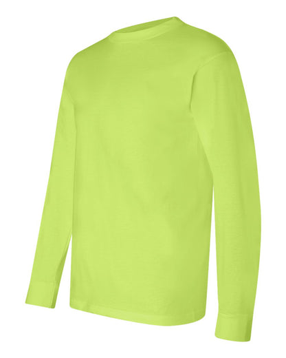 Bayside USA-Made Long Sleeve T-Shirt 6100 #color_Lime Green