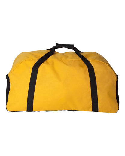 Augusta Sportswear Large Ripstop Duffel Bag 1703 #color_Gold/ Black