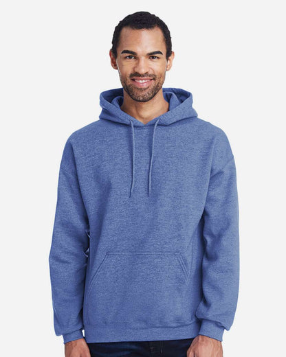 Gildan Unisex Heavy Blend™ Hooded Sweatshirt 18500 #colormdl_Heather Deep Royal