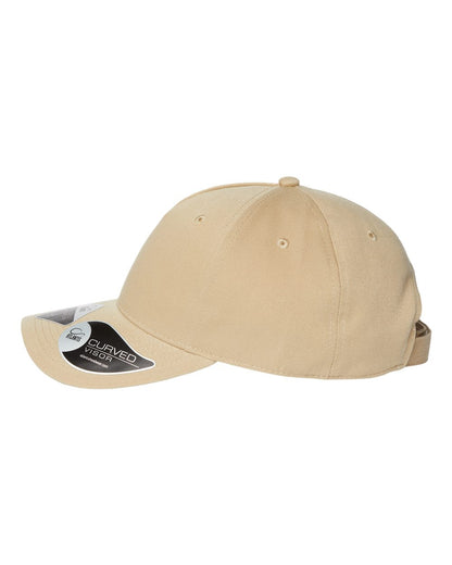 Atlantis Headwear Sustainable Five-Panel Cap FIJI #color_Khaki